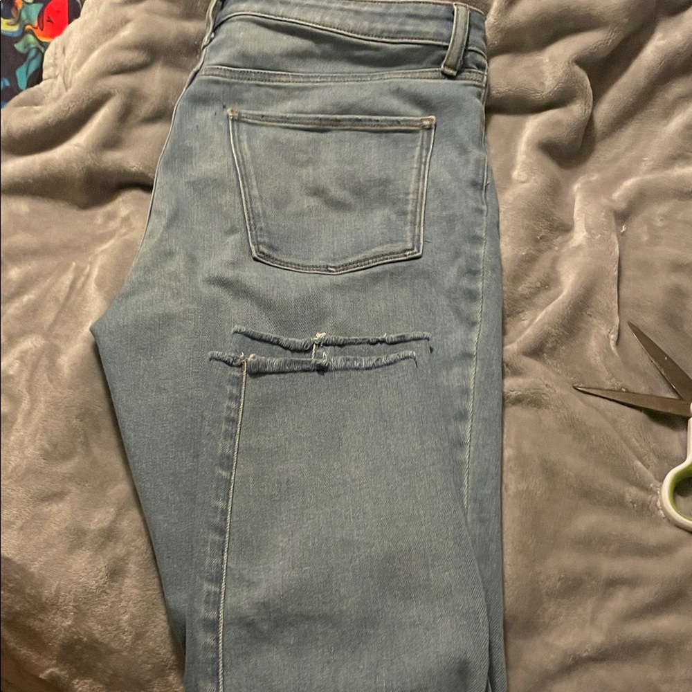 LC Lauren Conrad High Rise Jeans - Light Blue